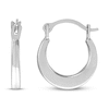 Thumbnail Image 2 of Children's Small Hoop Earrings 14K White Gold