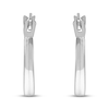 Thumbnail Image 3 of Children's Small Hoop Earrings 14K White Gold