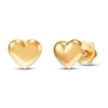 Thumbnail Image 1 of Children's Heart Earrings 14K Yellow Gold
