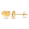 Thumbnail Image 2 of Children's Heart Earrings 14K Yellow Gold