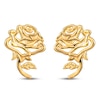 Thumbnail Image 0 of Children's Belle Rose Stud Earrings 14K Yellow Gold