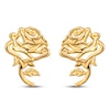 Thumbnail Image 1 of Children's Belle Rose Stud Earrings 14K Yellow Gold