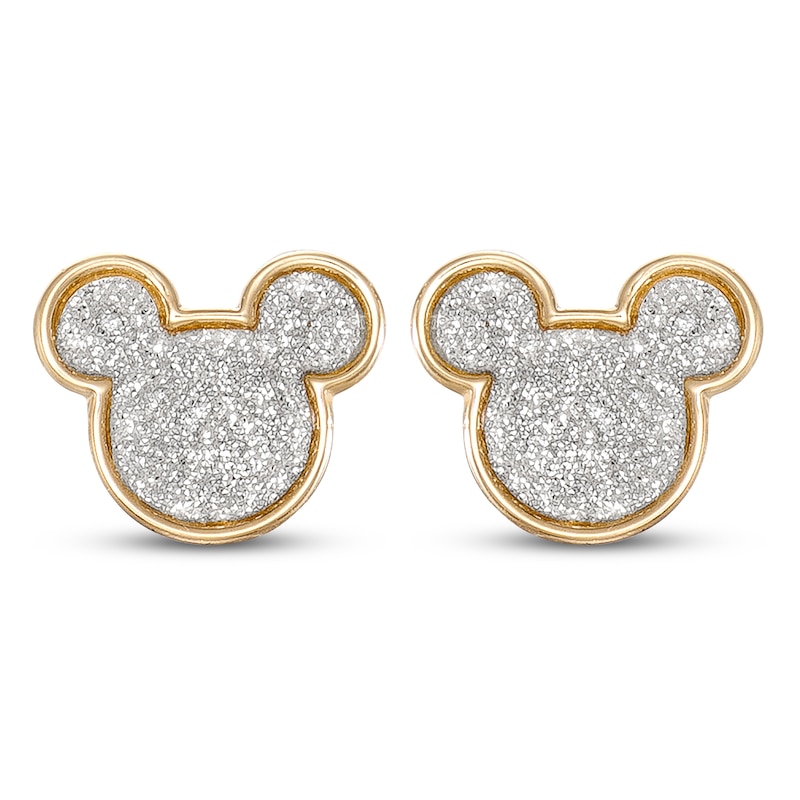 Minnie Mouse Icon Stud Earrings by CRISLU - Rose Gold