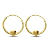 Thumbnail Image 1 of Children's Hoop Earrings 14K Yellow Gold