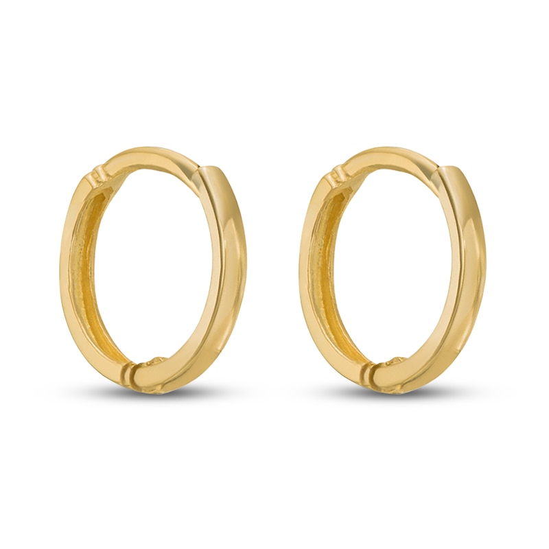 Main Image 1 of Children's Huggie Earrings 14K Yellow Gold