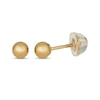 Thumbnail Image 1 of Children's 4mm Ball Earrings 14K Yellow Gold