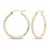 Thumbnail Image 1 of Hoop Earrings 14K Yellow Gold 20mm