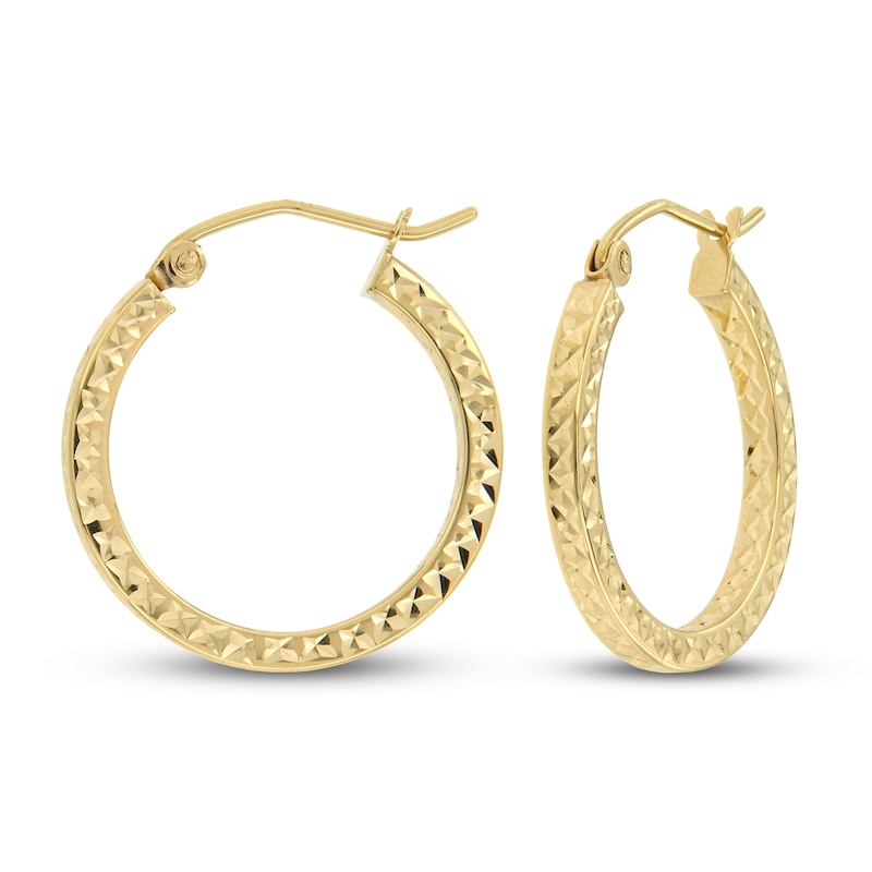 Hoop Earrings 14K Yellow Gold 20mm | Kay