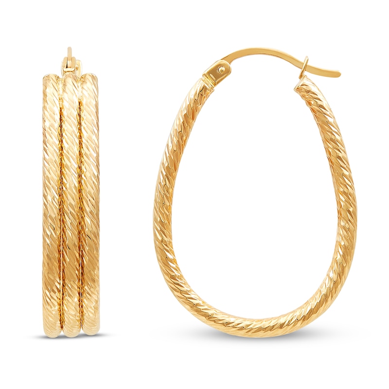 Main Image 2 of Hoop Earrings 14K Yellow Gold