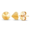 Cone Stud Earrings 14K Yellow Gold