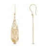 Thumbnail Image 1 of Tiered Bead Dangle Earrings 14K Yellow Gold