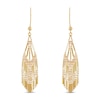 Thumbnail Image 2 of Tiered Bead Dangle Earrings 14K Yellow Gold