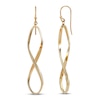 Thumbnail Image 1 of Infinity Drop Earrings 10K Yellow Gold