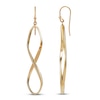 Thumbnail Image 2 of Infinity Drop Earrings 10K Yellow Gold