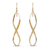 Thumbnail Image 3 of Infinity Drop Earrings 10K Yellow Gold