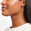 Thumbnail Image 4 of Infinity Drop Earrings 10K Yellow Gold
