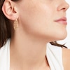 Thumbnail Image 2 of Open Tube Twist Hoop Earrings 10K Yellow Gold 30mm