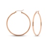 Thumbnail Image 1 of Tube Hoop Earrings 14K Rose Gold 40mm