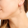 Thumbnail Image 2 of Tube Hoop Earrings 14K Rose Gold 40mm