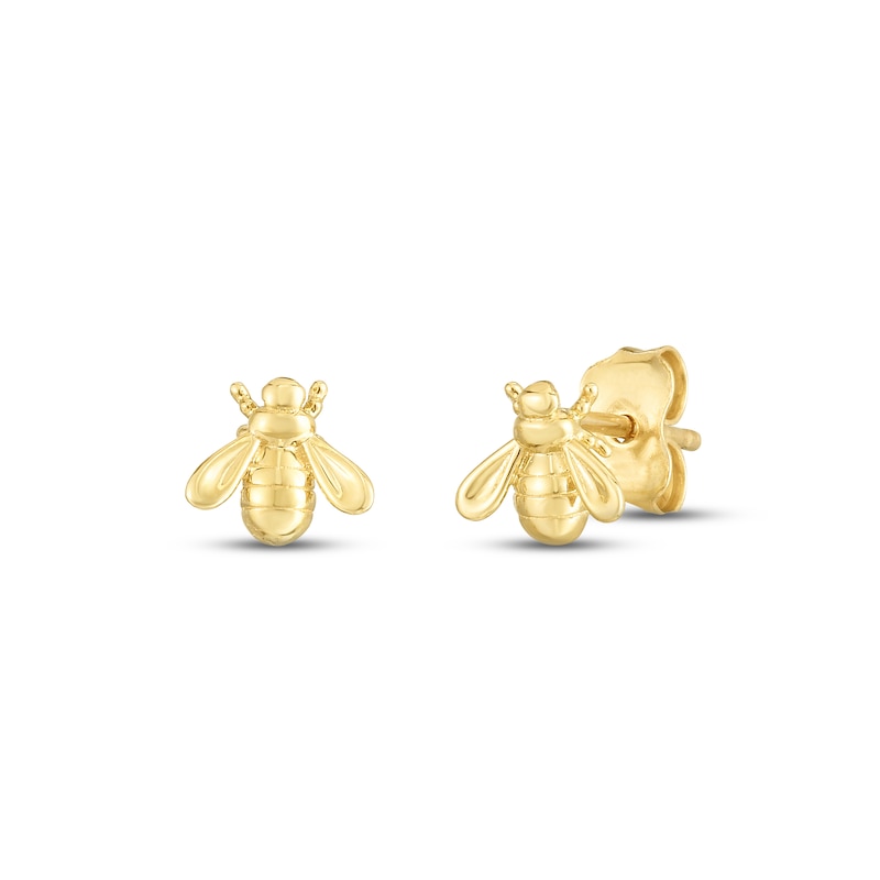 Bumble Bee Charm 14K Yellow Gold