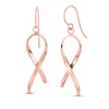 Thumbnail Image 0 of Pink Ribbon Dangle Earrings 14K Rose Gold