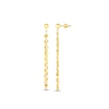 Sparkle Chain Drop Earrings 14K Yellow Gold