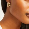 Thumbnail Image 4 of Pattern Hoop Earrings 14K Yellow Gold
