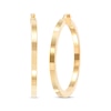 Thumbnail Image 1 of Square Hoop Earrings 10K Yellow Gold 40mm