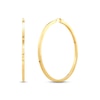 Thumbnail Image 1 of Square Hoop Earrings 10K Yellow Gold 70mm