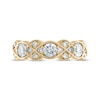 Thumbnail Image 2 of Every Moment Diamond Crossover Infinity Band 1 ct tw 14K Yellow Gold