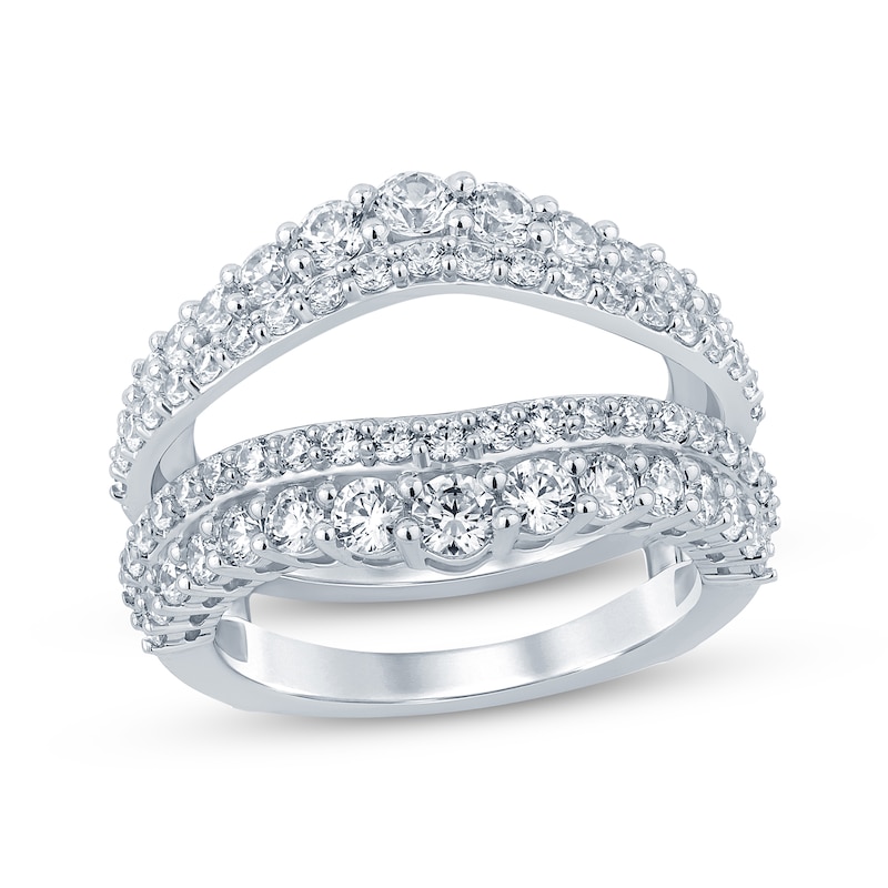 Main Image 1 of Lab-Grown Diamonds Enhancer Ring 2 ct tw 14K White Gold