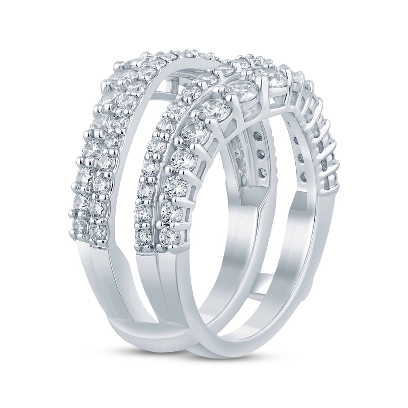 Main Image 2 of Lab-Grown Diamonds Enhancer Ring 2 ct tw 14K White Gold