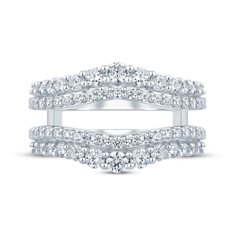 Main Image 3 of Lab-Grown Diamonds Enhancer Ring 2 ct tw 14K White Gold