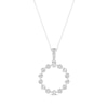 Thumbnail Image 1 of KAY Lab-Grown Diamonds Circle Necklace 1/2 ct tw 14K White Gold 18”