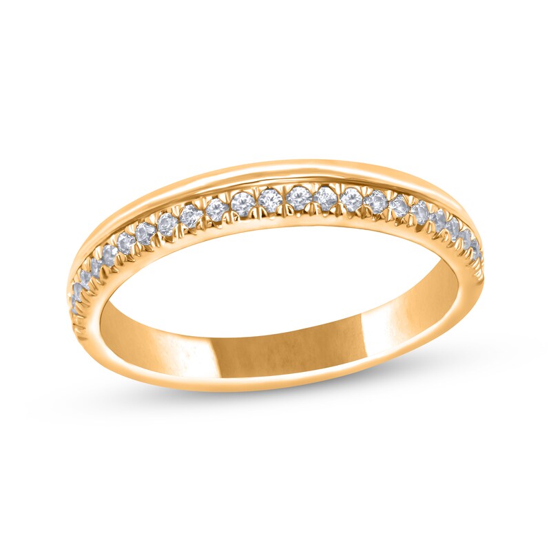 Round-Cut Diamond Anniversary Band 1/6 ct tw 10K Yellow Gold