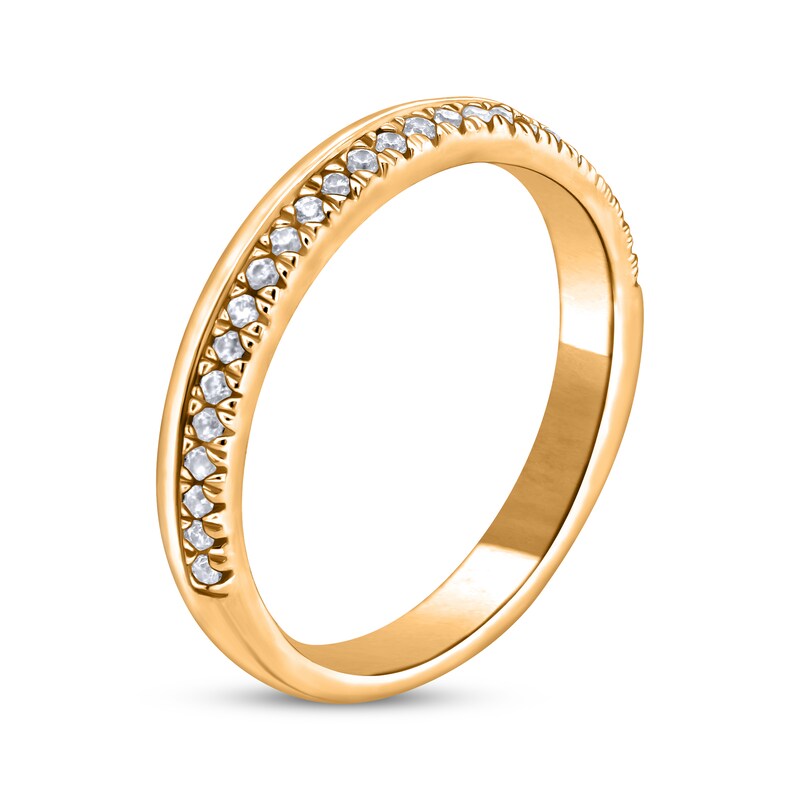 Round-Cut Diamond Anniversary Band 1/6 ct tw 10K Yellow Gold