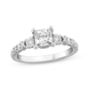 Thumbnail Image 1 of Princess-Cut Diamond Engagement Ring 1-1/3 ct tw 14K White Gold