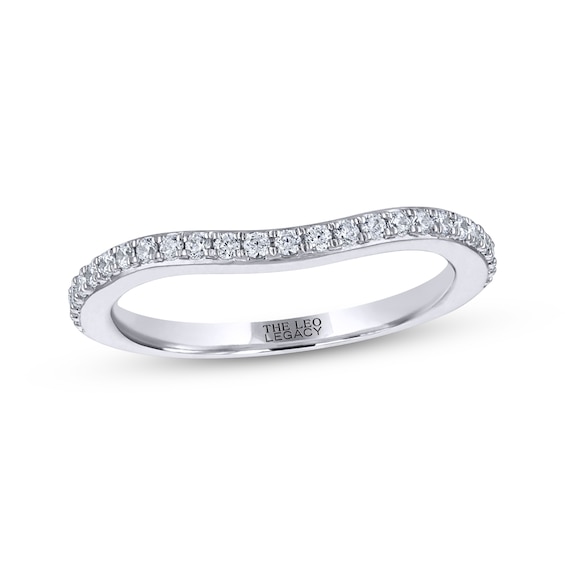 THE LEO Legacy Lab-Grown Diamond Wedding Band 1/4 ct tw 14K White Gold