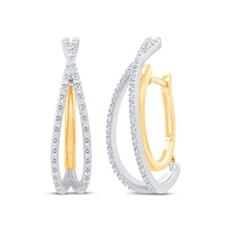 4mm Gold Tube Hoop Earrings