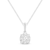 Thumbnail Image 1 of Multi-Diamond Necklace 1/4 ct tw 14K White Gold 19&quot;