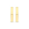 Thumbnail Image 2 of Pentagon-Shaped Huggie Hoop Earrings 14K Yellow Gold