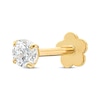 Thumbnail Image 1 of Cubic Zirconia Helix Stud 14K Yellow Gold - 18G 8MM