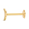 Thumbnail Image 2 of Crescent Moon Helix Stud 14K Yellow Gold - 18G 8MM