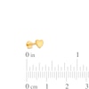 Thumbnail Image 4 of Heart Helix Stud 14K Yellow Gold - 18G 8MM