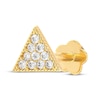 Thumbnail Image 1 of Cubic Zirconia Triangle Helix Stud 14K Yellow Gold - 18G 8MM