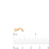 Thumbnail Image 4 of Cubic Zirconia Curved Helix Stud 14K Yellow Gold - 18G 8MM