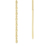 Thumbnail Image 2 of Dot-Dash Bead Chain Dangle Threader Earrings 14K Yellow Gold