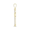 Thumbnail Image 3 of Men's Diamond Greek Key Cross Charm 2 ct tw 10K Yellow Gold