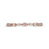 Thumbnail Image 3 of Neil Lane Marquise-Cut Morganite & Round-Cut Diamond Anniversary Ring 1/8 14K Rose Gold