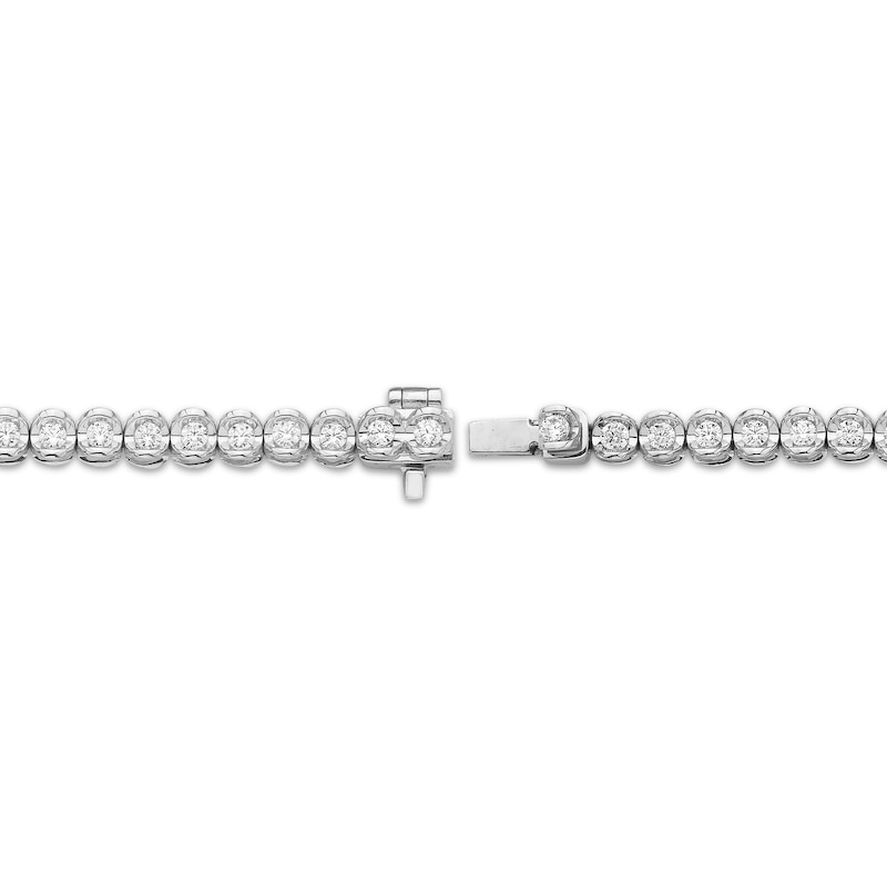 Main Image 3 of Diamond Line Tennis Bracelet 1 ct tw 10K White Gold 7&quot;